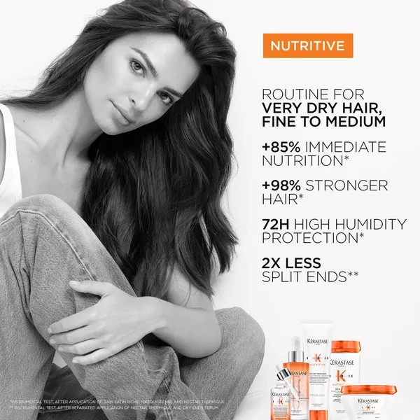 Nutritive – Range claims – more hair hydration