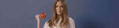 Long haired bride visual