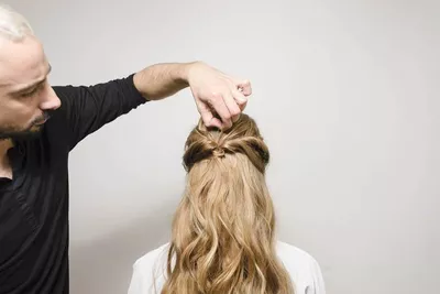 Summer Bohemian Roll Hair Tutorial Step 8