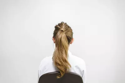Ponytail Bouffante Hair Tutorial Step 7