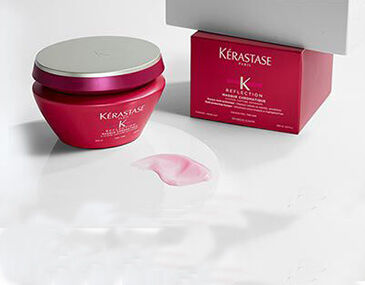 Reflection mask with texture