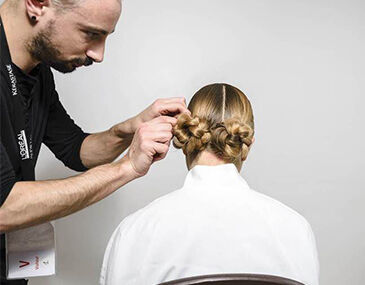 Braided Buns Hair Tutorial Step 9