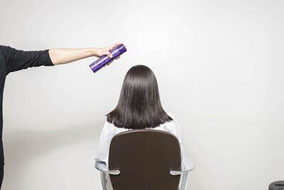 Sleek Bob Hair Tutorial Step 5