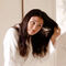 Genesis hair routine for oily roots and dry ends model