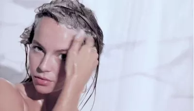 Sunkissed blonde hair routine step 1
