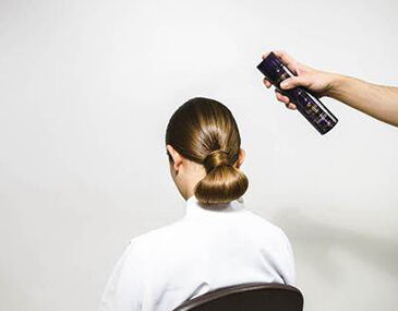 Wrapped Chignon Hair Tutorial Step 9