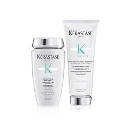 Routine Symbiose pour cheveux fins a moyens a tendance pelliculaire
