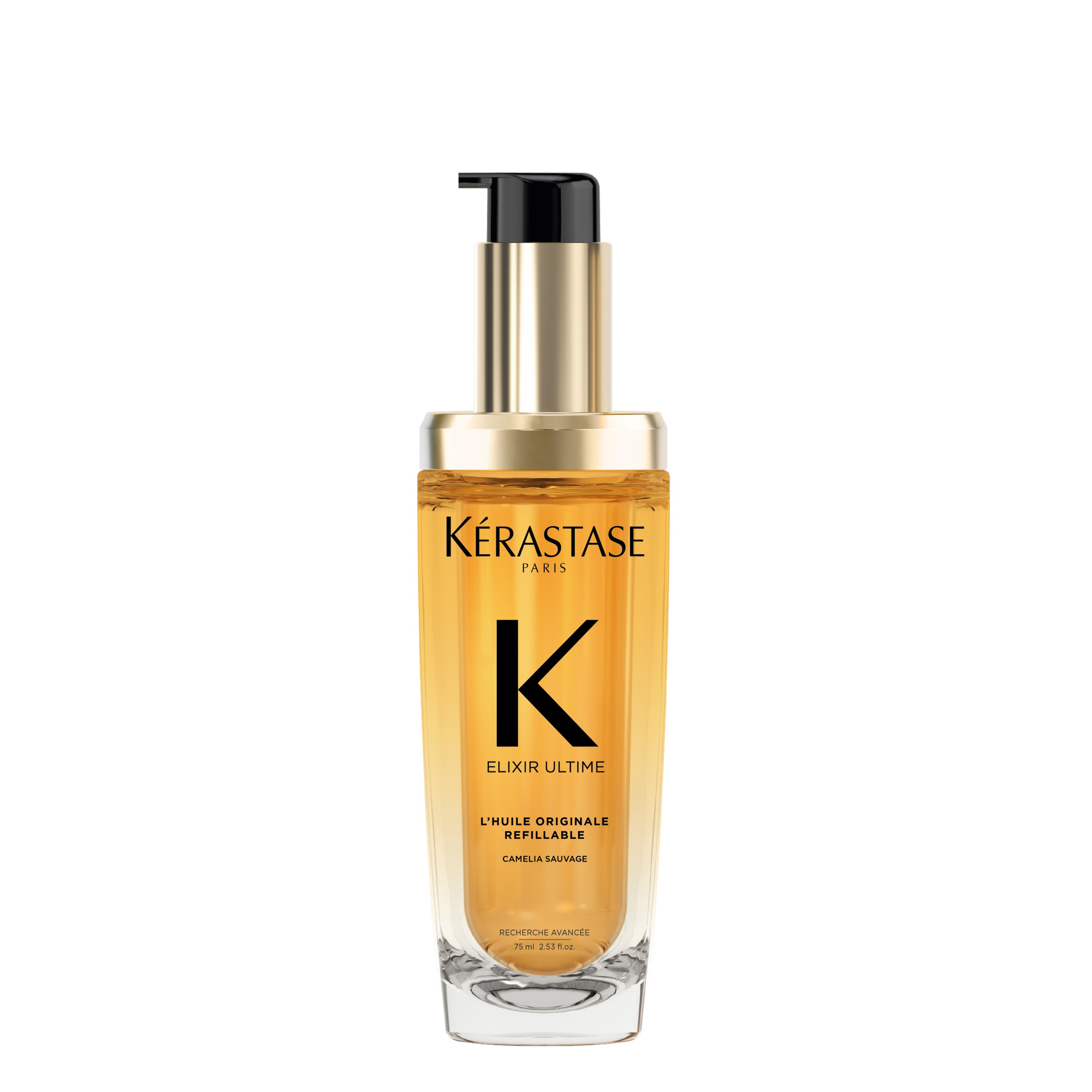 Kérastase Elixir Ultime ヘアオイル 100ml 2本 Elixir Ultime L'Huile Originale Hair Oil Refillable- Kerastase
