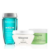 Fusio Scrub Sensitive Scalp Home Treatment Hair Care Set