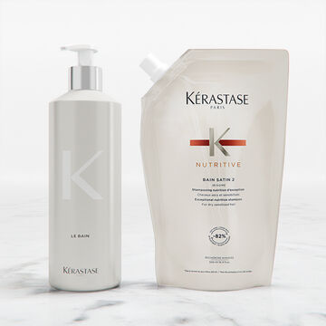 Nutritive Eco-Recharge de Shampoing Bain Satin 2