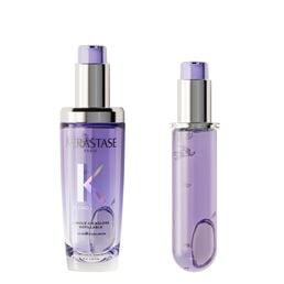 Blond Absolu Duo L'huile Cicagloss rechargeable pour cheveux blonds sensibilites, eclaircis ou meches