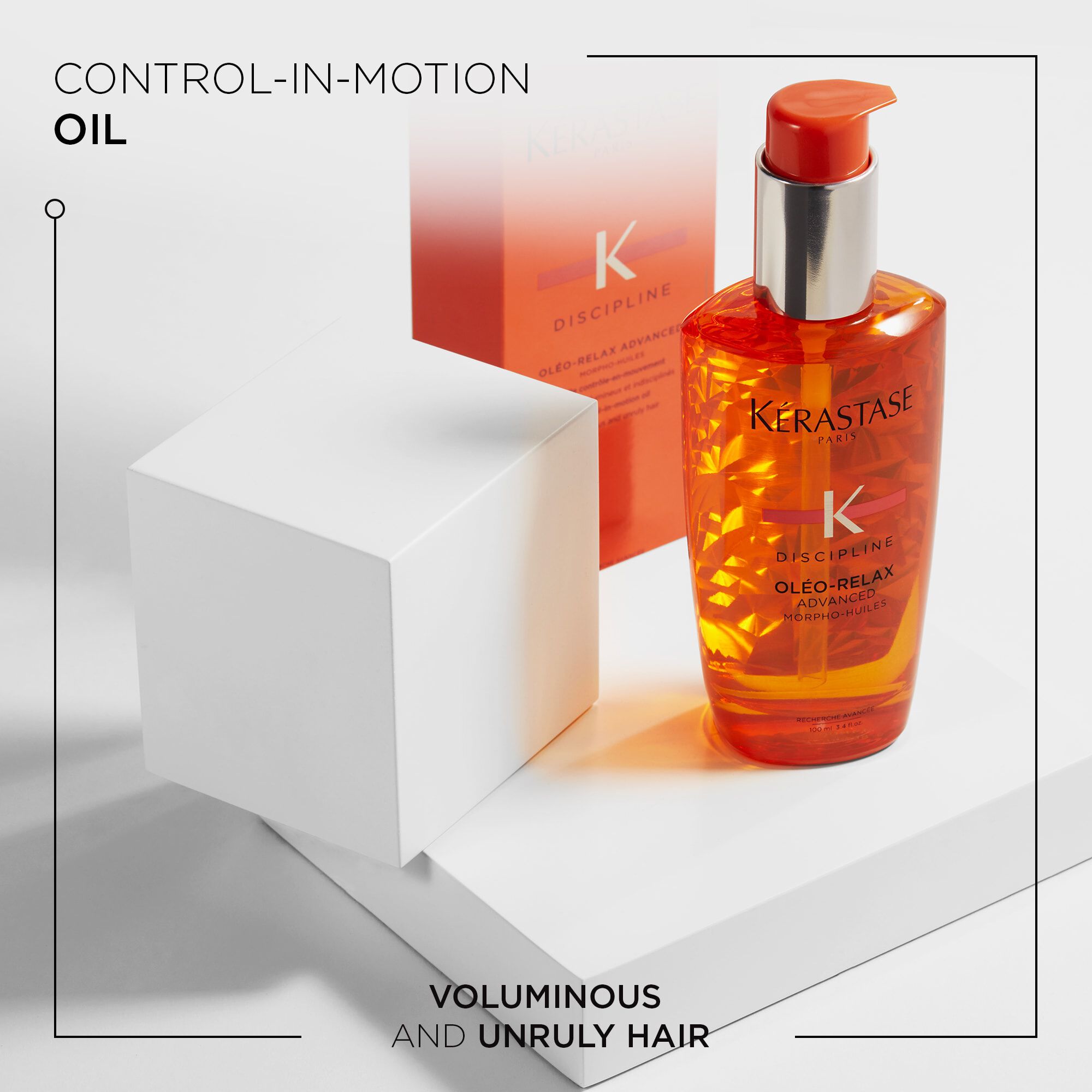 Kerastase Huile Oleo-Relax Discipline Hair oil for frizzy or unruly hair Benefits lifestyle