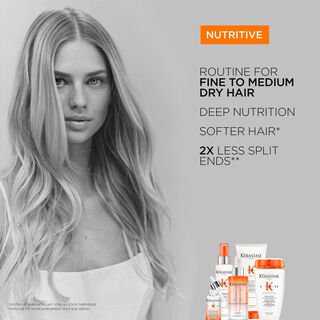 Kerastase Nutritive Bain Satin Shampoo for Dry Hair Visible Results