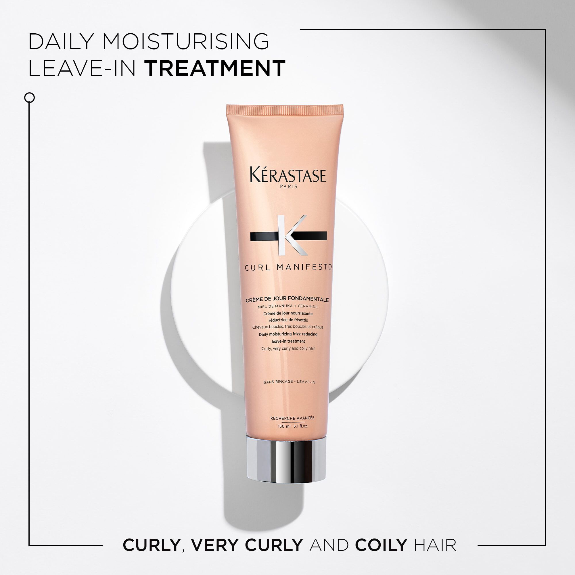 Kerastase Creme de Jour Fondamentale Curl Manifesto Styling for curly hair Benefits lifestyle