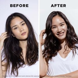 Kerastase Bain Hydra-Fortifiant Genesis Shampoo to fortify hair before and after