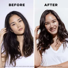Kerastase Bain Hydra-Fortifiant Genesis Shampoo to fortify hair before and after