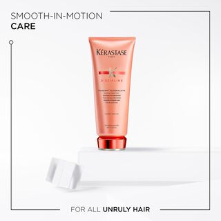 Kerastase Fondant Fluidealiste Discipline Conditioner for frizzy or unruly hair Benefits lifestyle