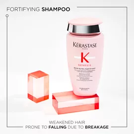 Kerastase Bain Nutri-Fortifiant Genesis Shampoo to fortify hair product in hand