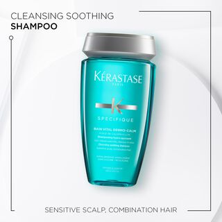 Kerastase Bain Vital Dermo Calm Specifique Shampoo for sensitized scalp Benefits lifestyle