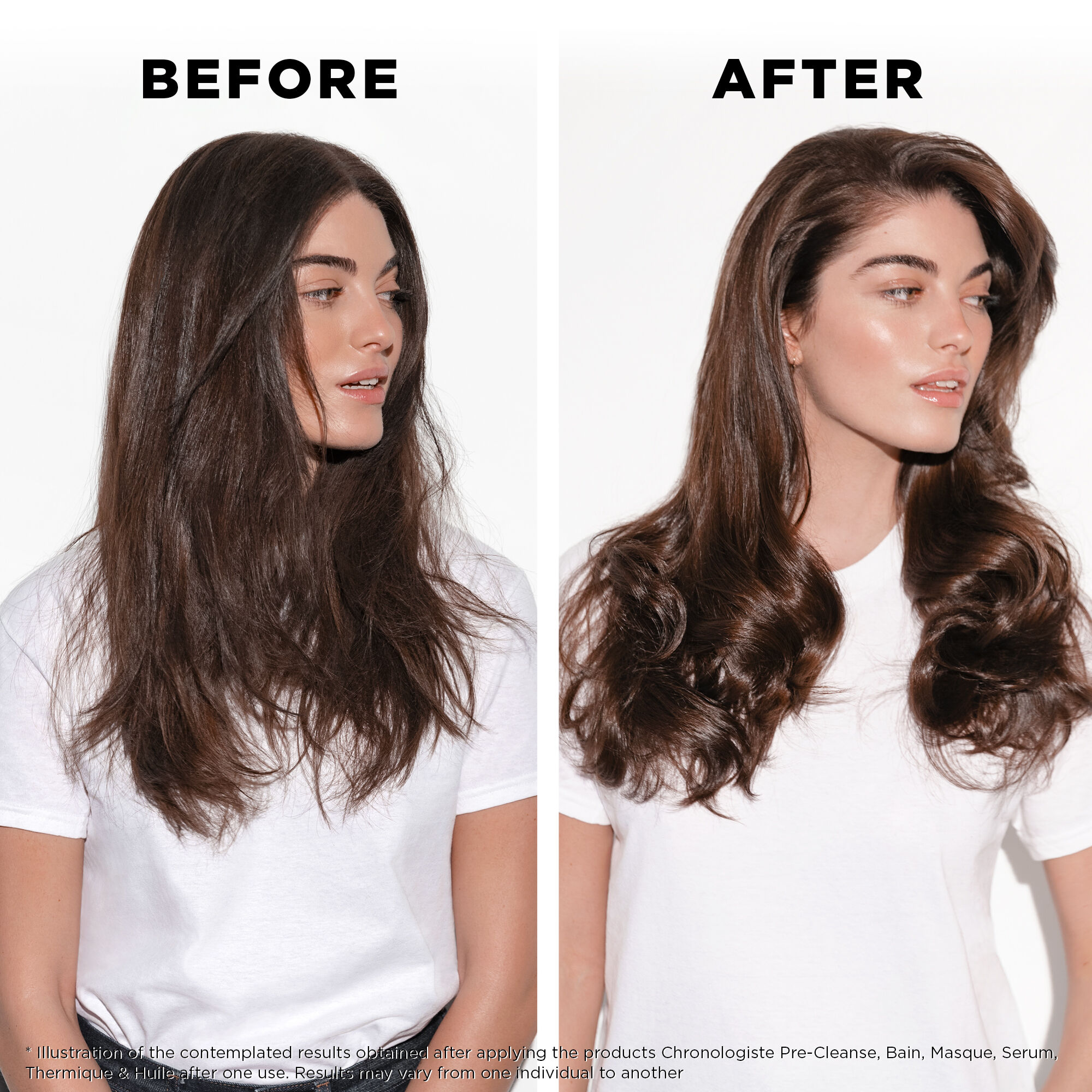 Kerastase Masque Regenerant Chronologiste Treatment for hair restoration before and after