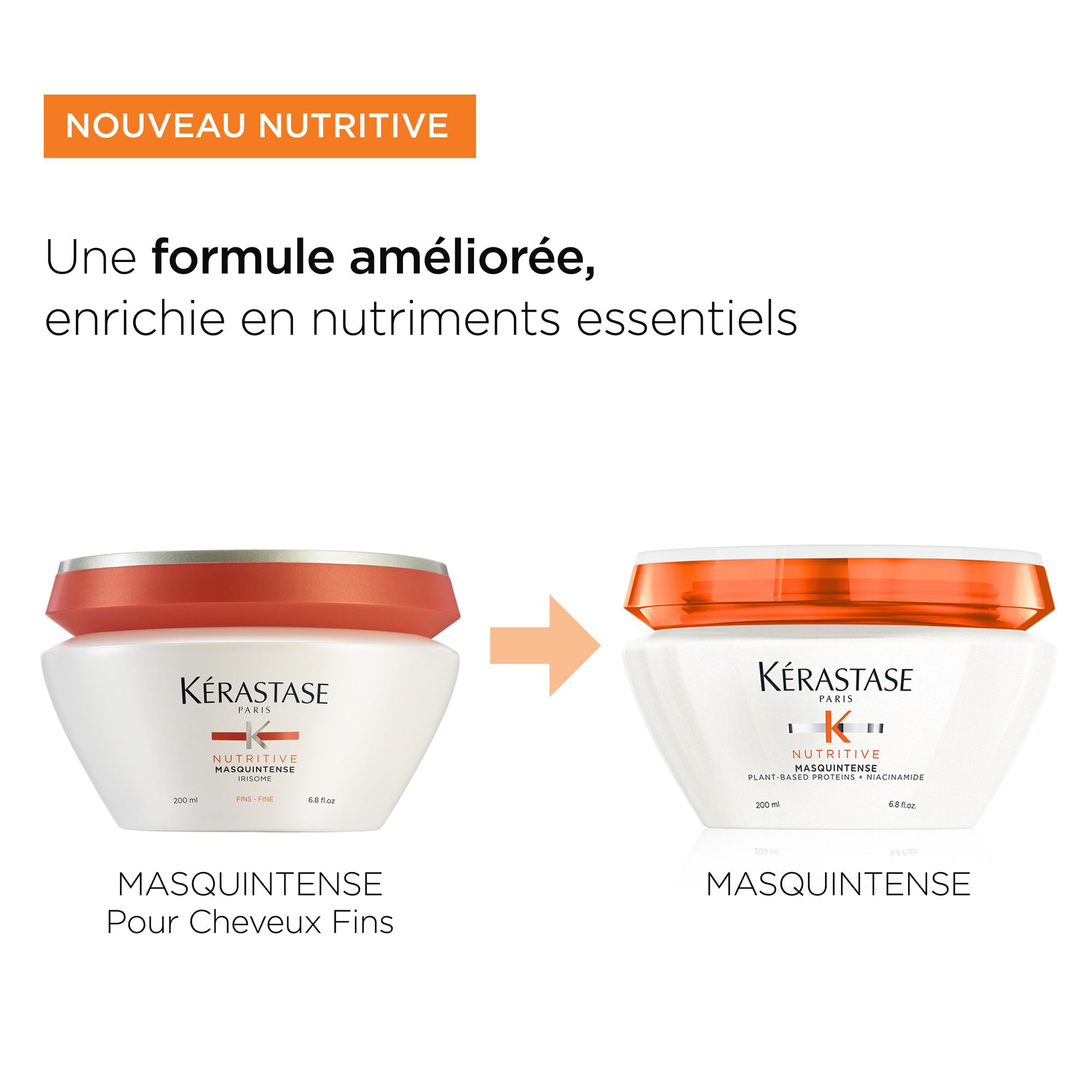Nutritive Masquintense pour cheveux fins