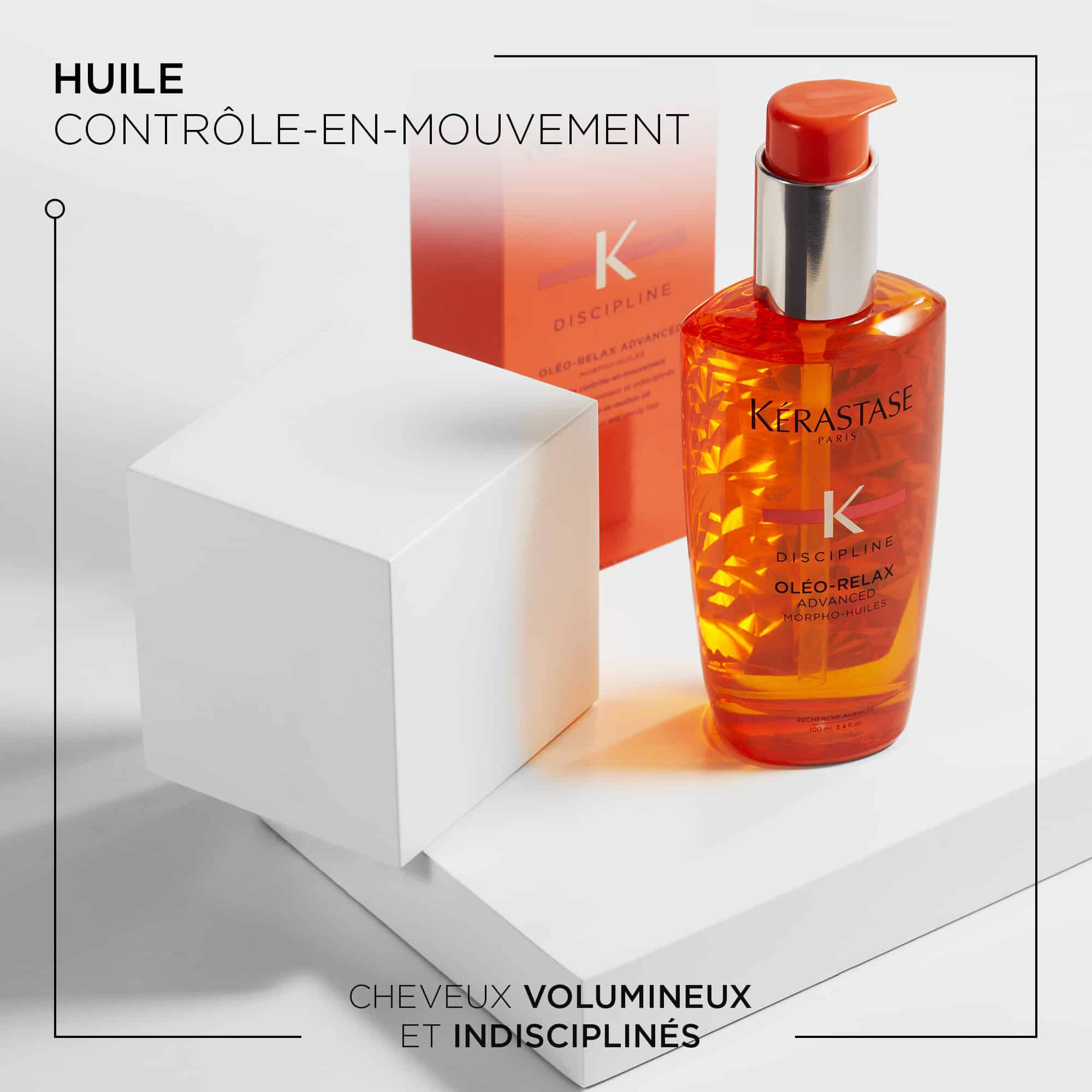 Kerastase Huile Oleo-Relax Discipline Huile capillaire pour les cheveux indisciplines benefices
