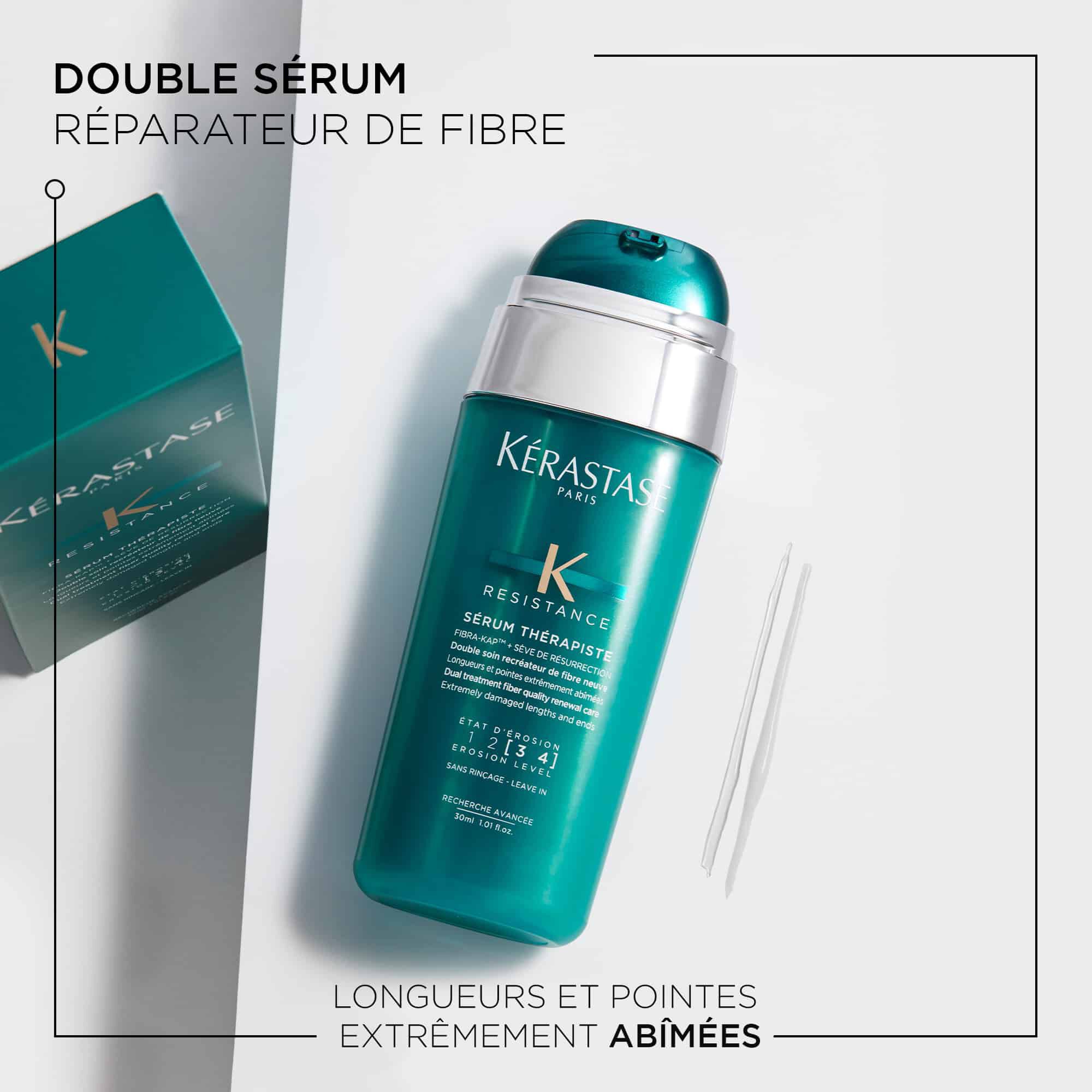 Kerastase Serum Therapiste Resistance Serum pour les cheveux tres endommages benefices