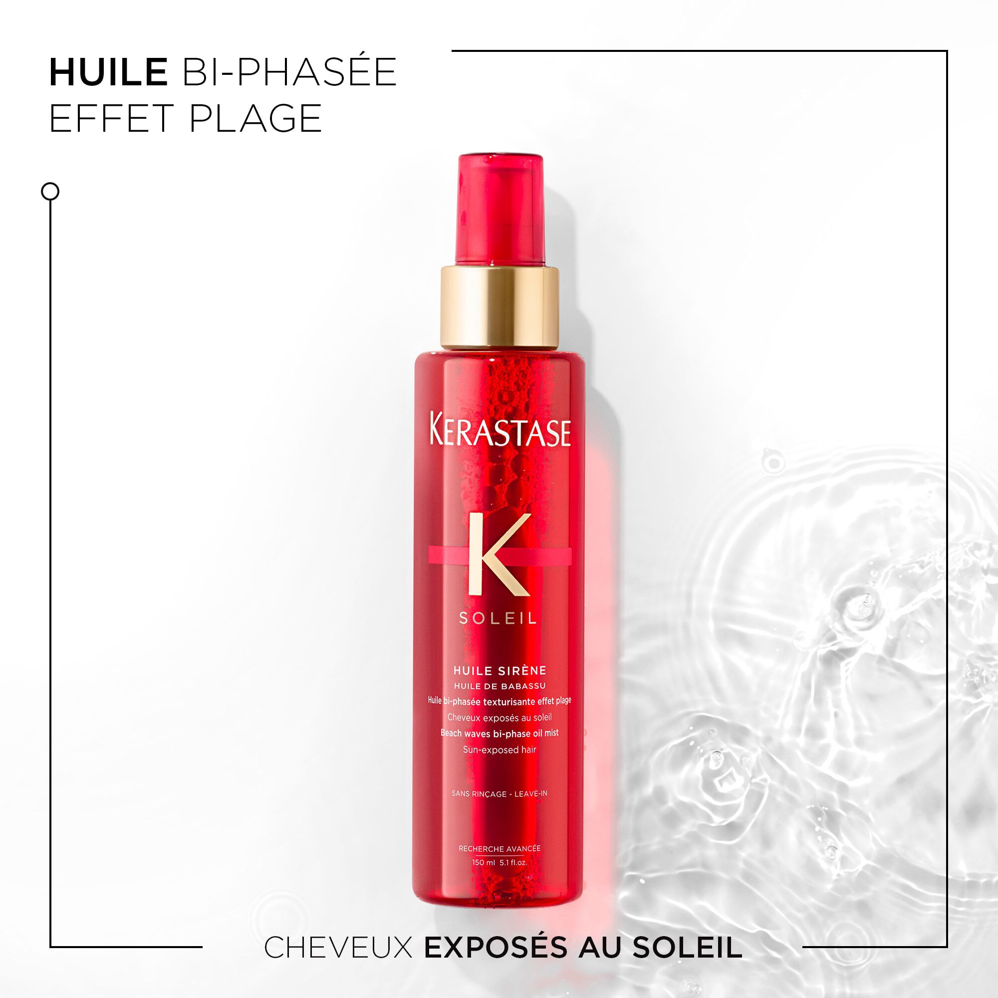 Kerastase Huile Sirene Soleil Huile Capillaire pour tous types de cheveux benefices