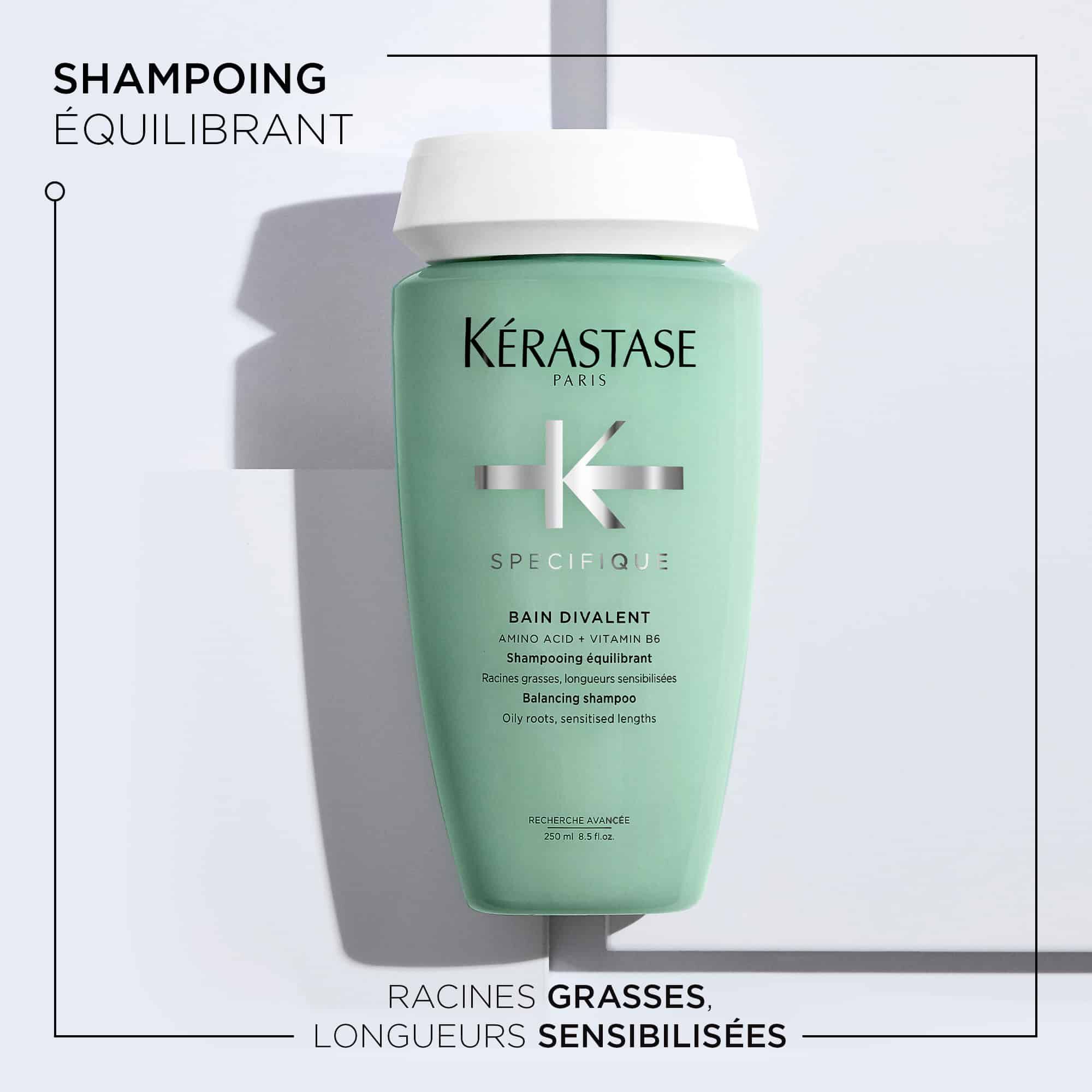 Kerastase Bain Divalent Specifique Shampooing pour cuir chevelu equilibre benefices
