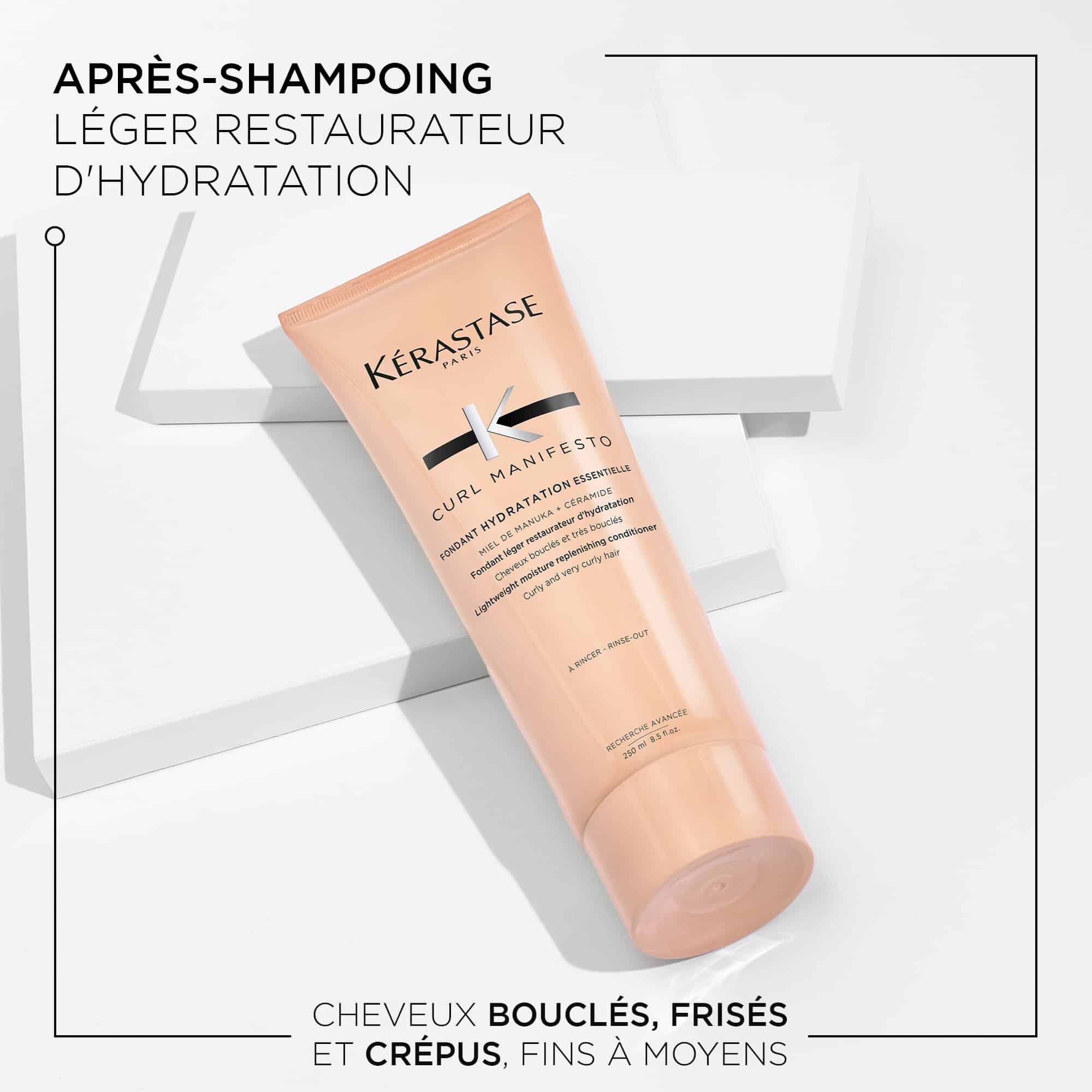 Kerastase Fondant Hydratation Essentielle Curl Manifesto Revitalisant pour cheveux boucles benefices