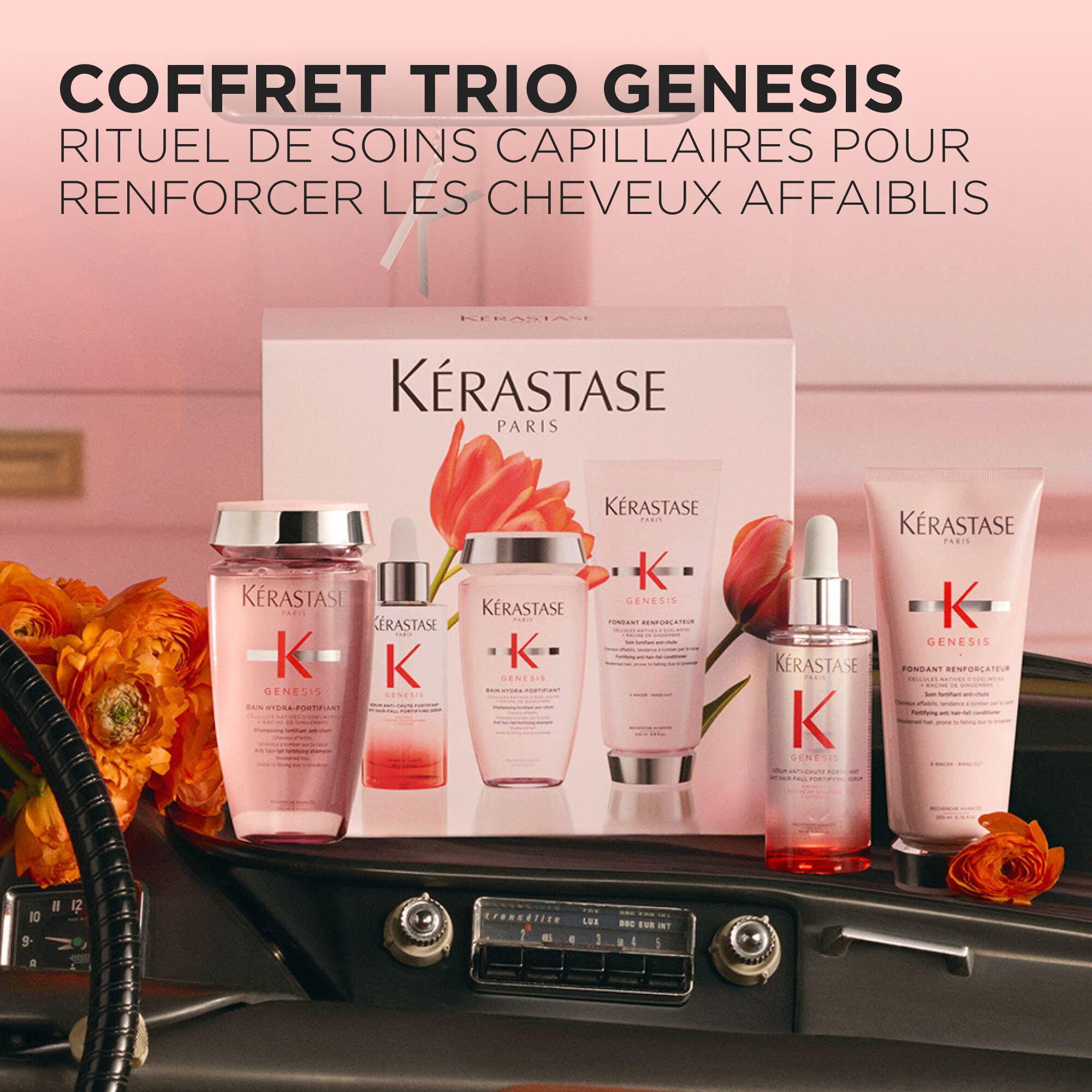 TRIO GENESIS POUR RENFORCER LES CHEVEUX FINS