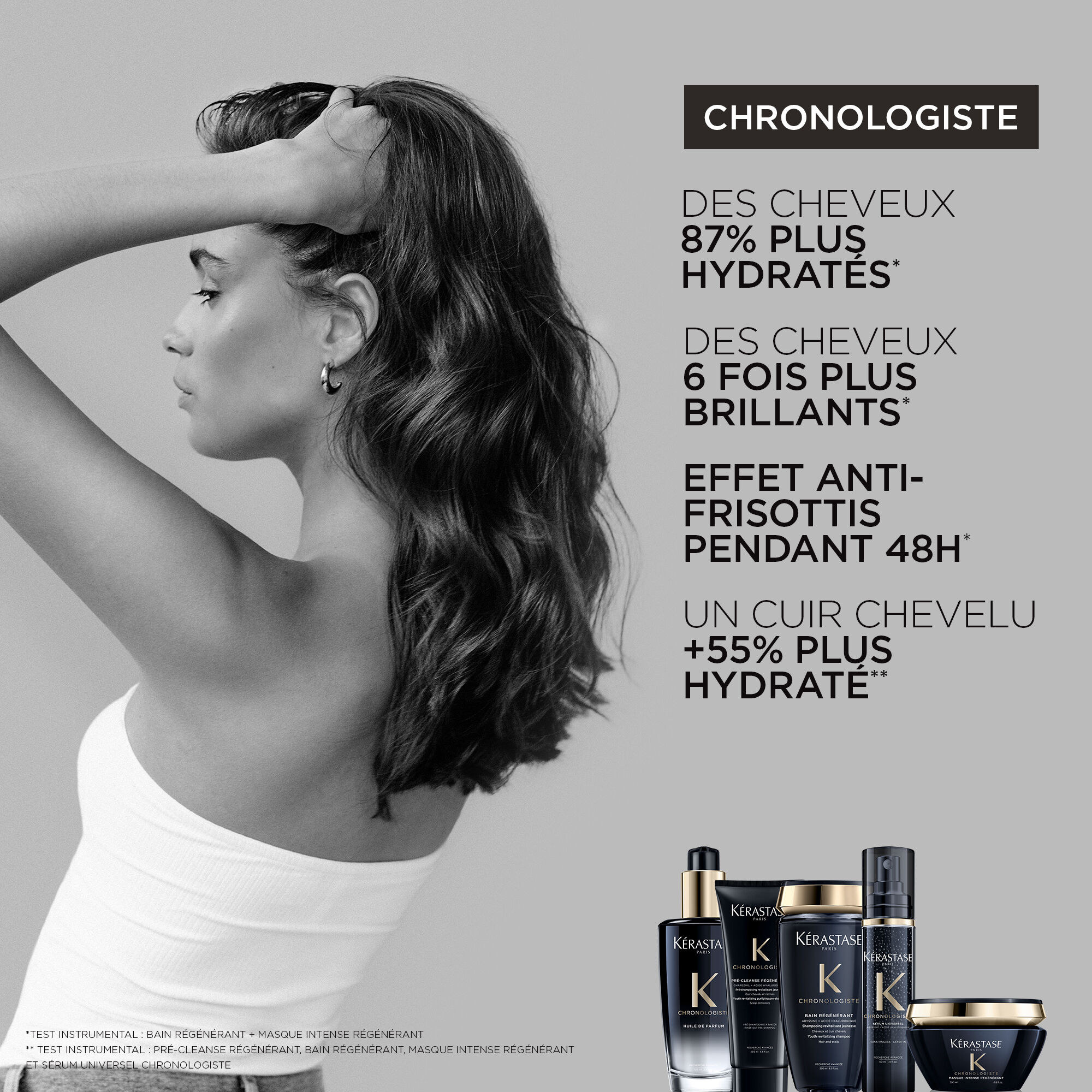 Kerastase Masque Regenerant Chronologiste Traitement pour la restauration capillaire resultats visibles
