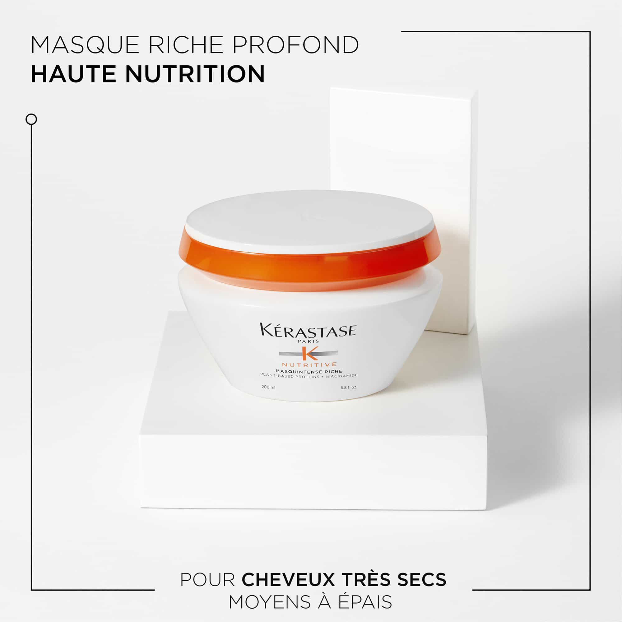 Nutritive Masquintense Riche pour cheveux epais