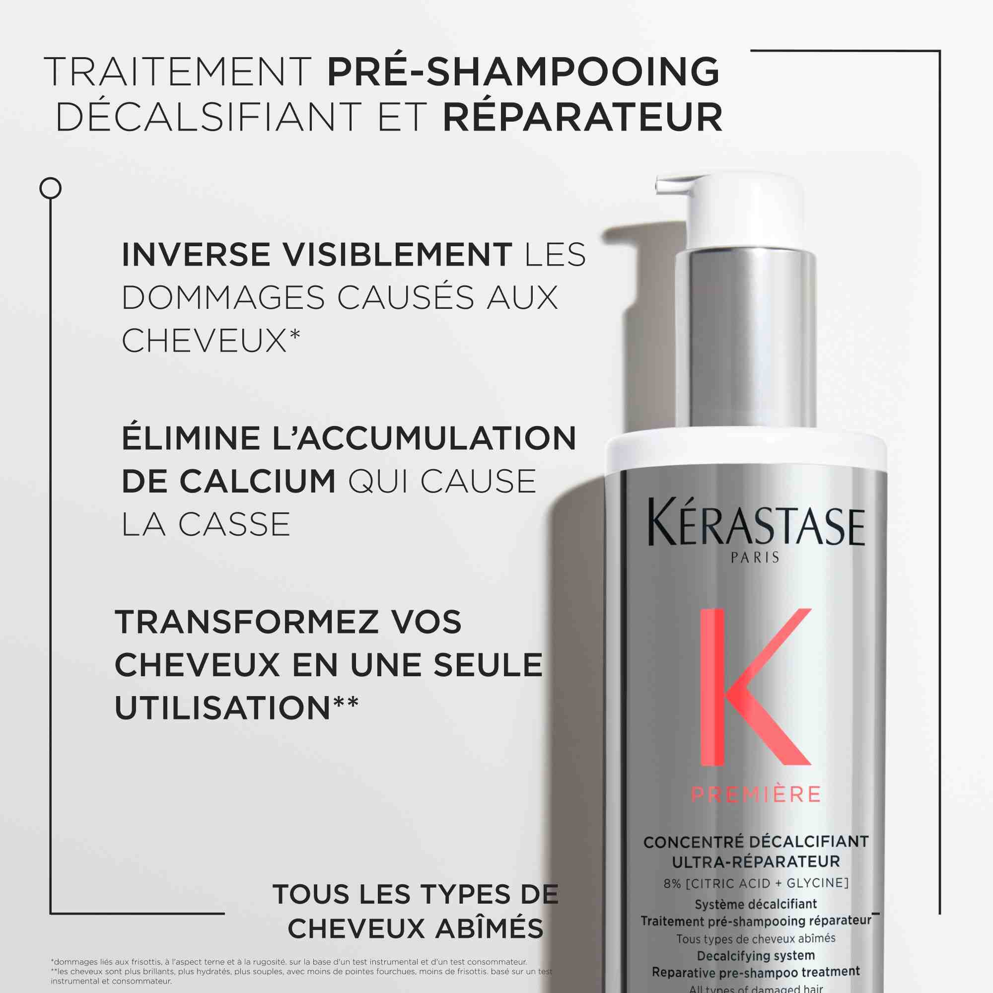 TRAITEMENT CAPILLAIRE CONCENTRE DECALCIFIANT ULTRA-REPARATEUR