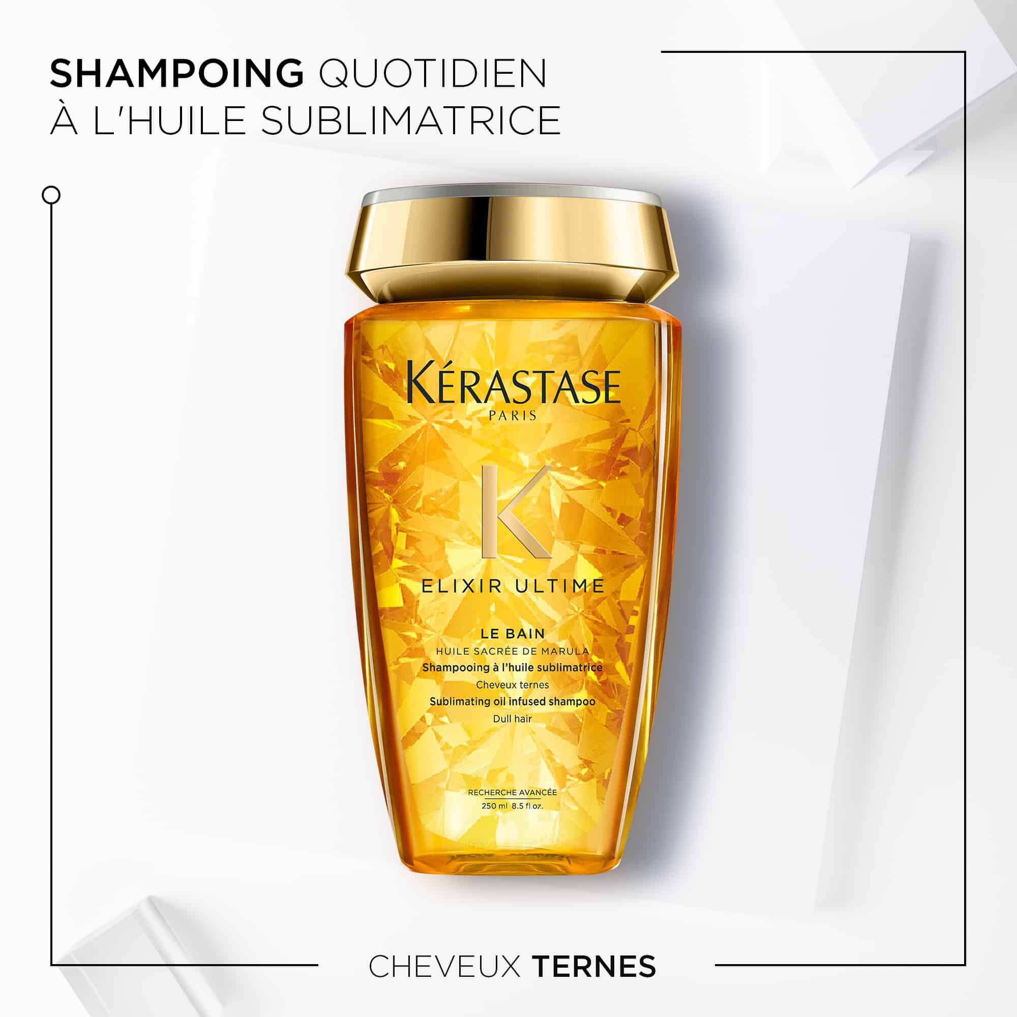 Kerastase Le Bain Elixir Ultime Shampoing pour les cheveux ternes benefices