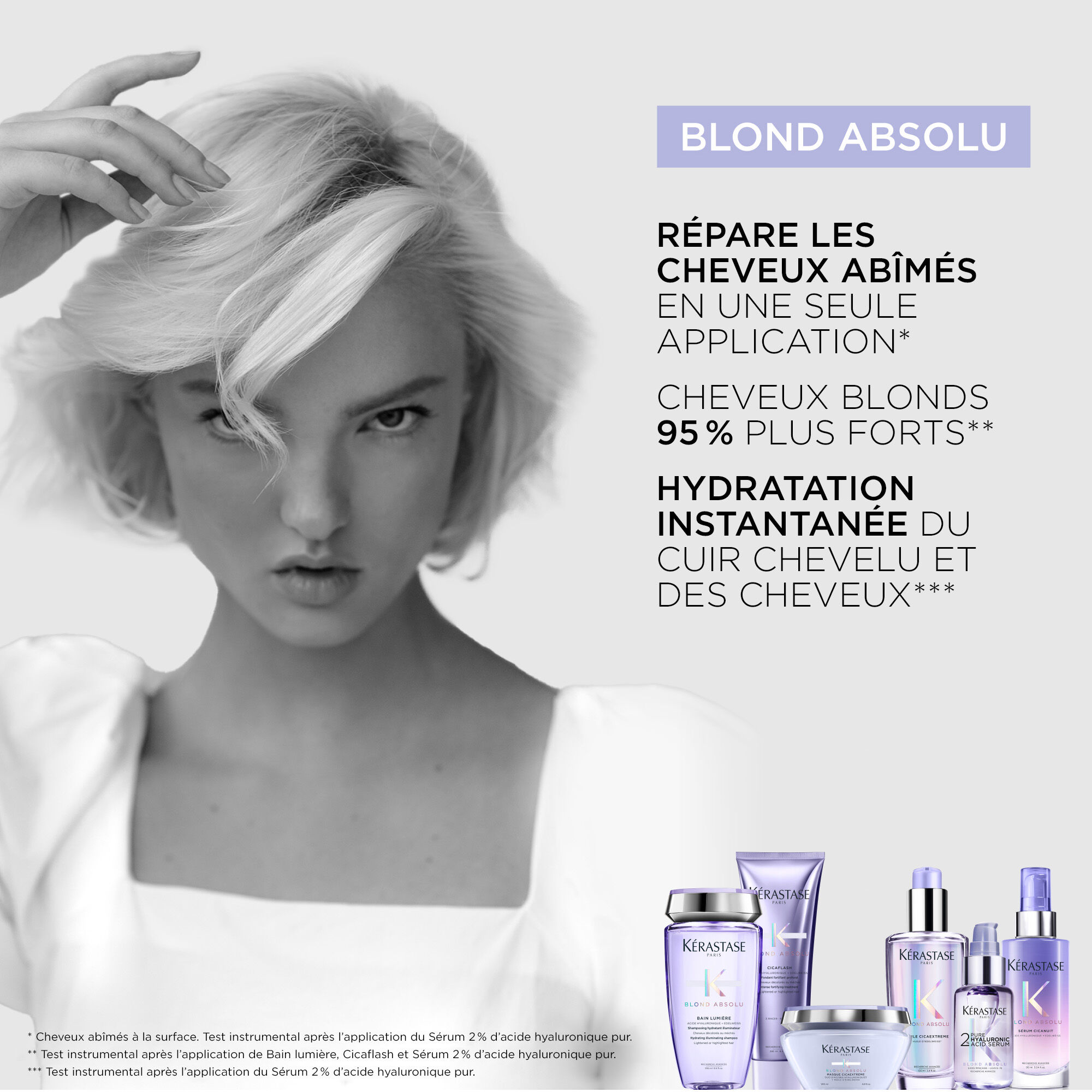 Blond Absolu Serum avec 2% d'Acide Hyaluronique Pur