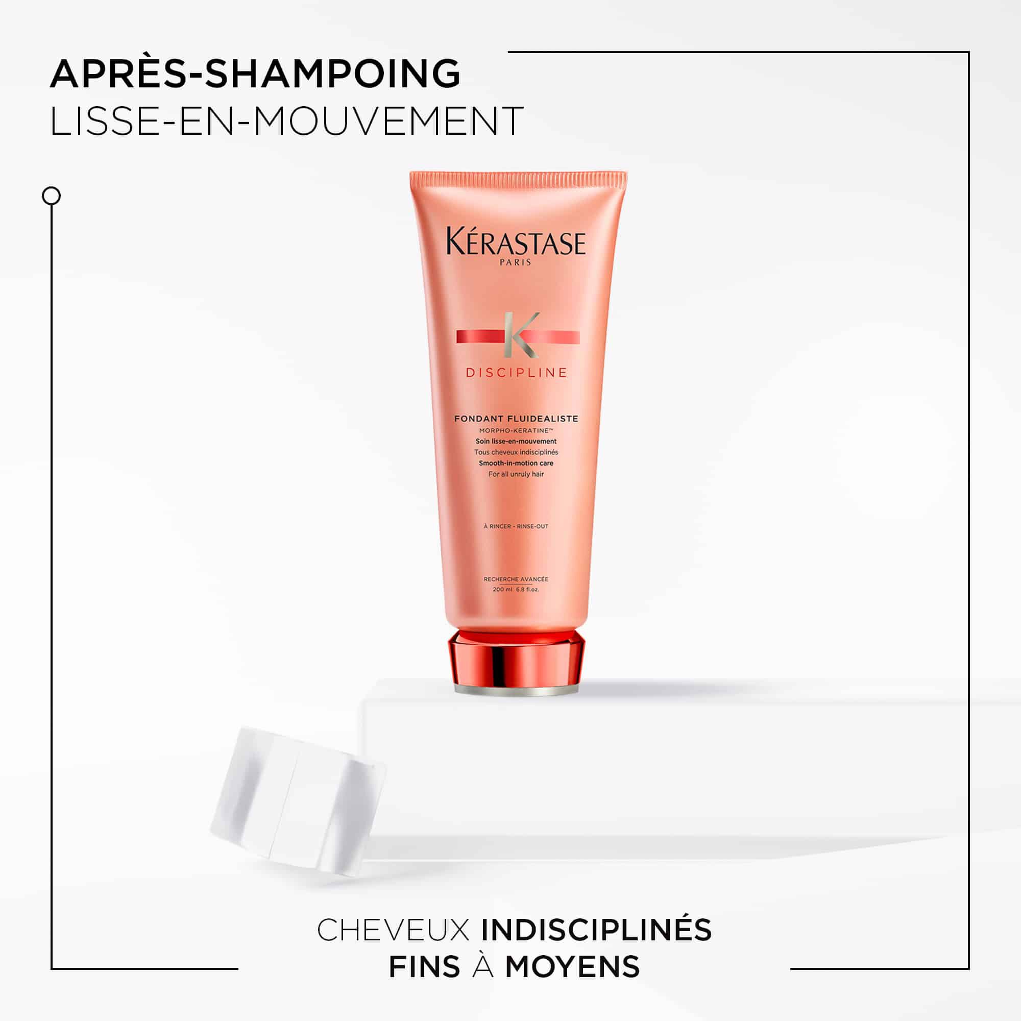 Kerastase Fondant Fluidealiste Discipline Revitalisant pour les cheveux indisciplines benefices