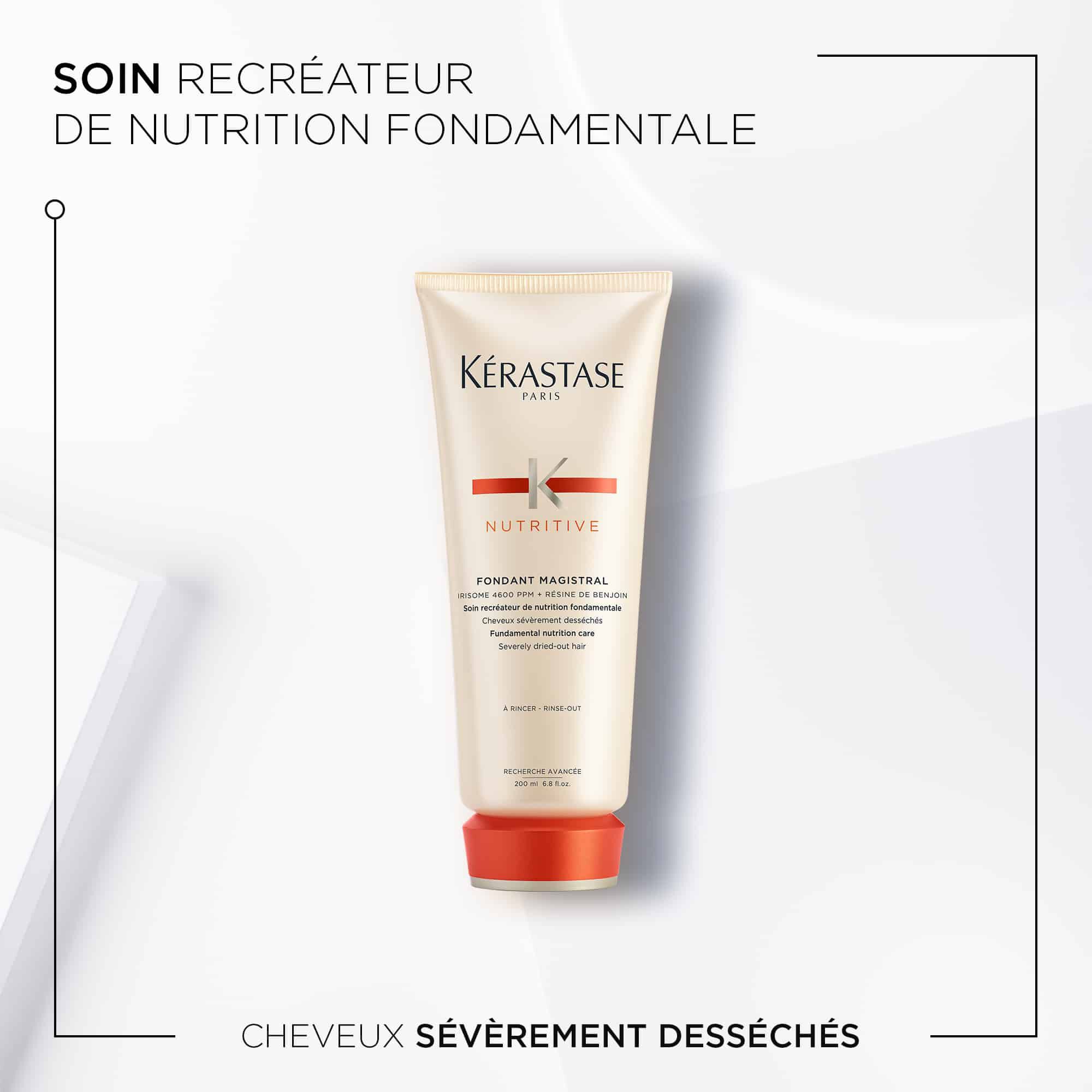 Kerastase Fondant Magistral Nutritive Revitalisant pour les cheveux tres secs benefices