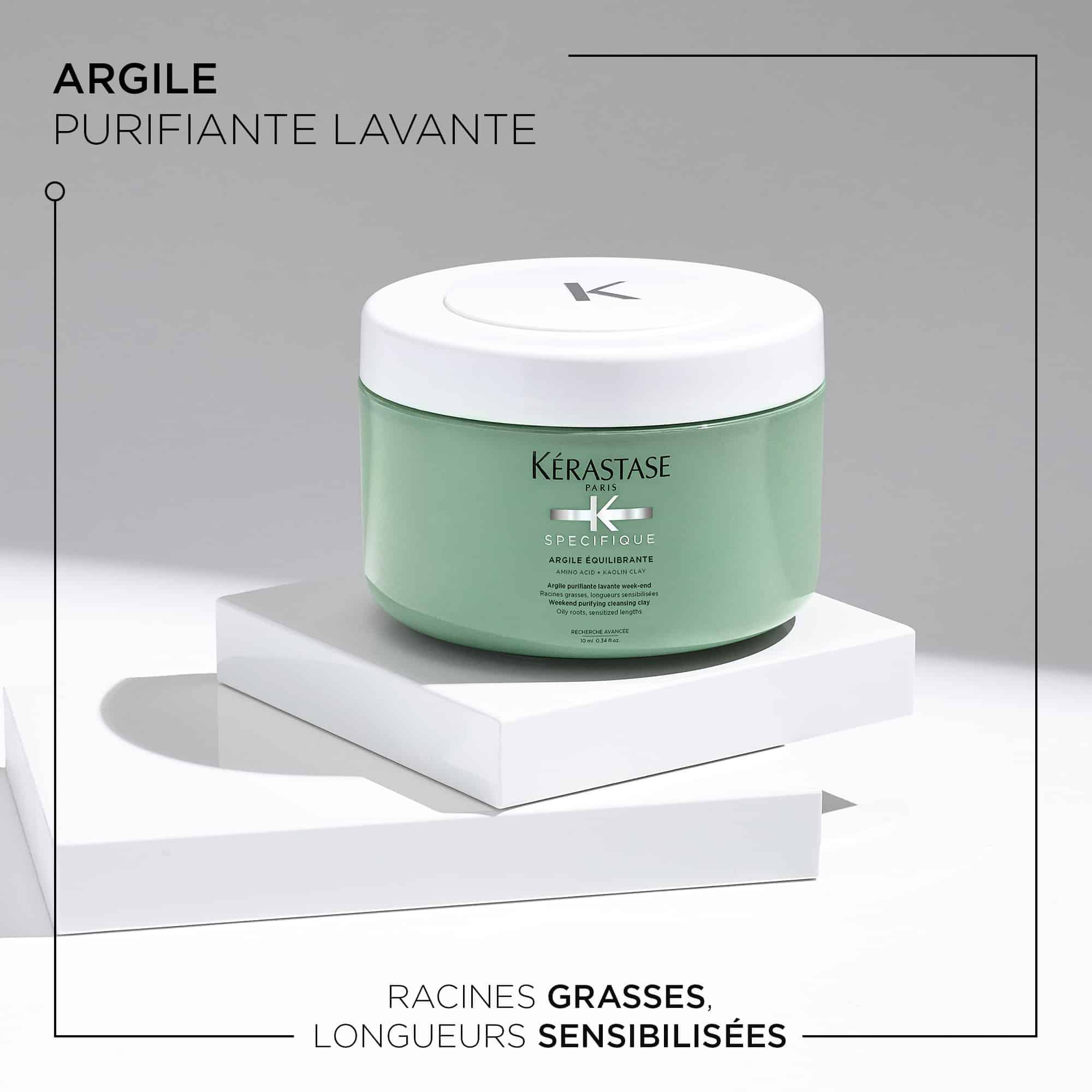 Kerastase Argile Divalent Specifique Traitement pour cuir chevelu equilibre benefices