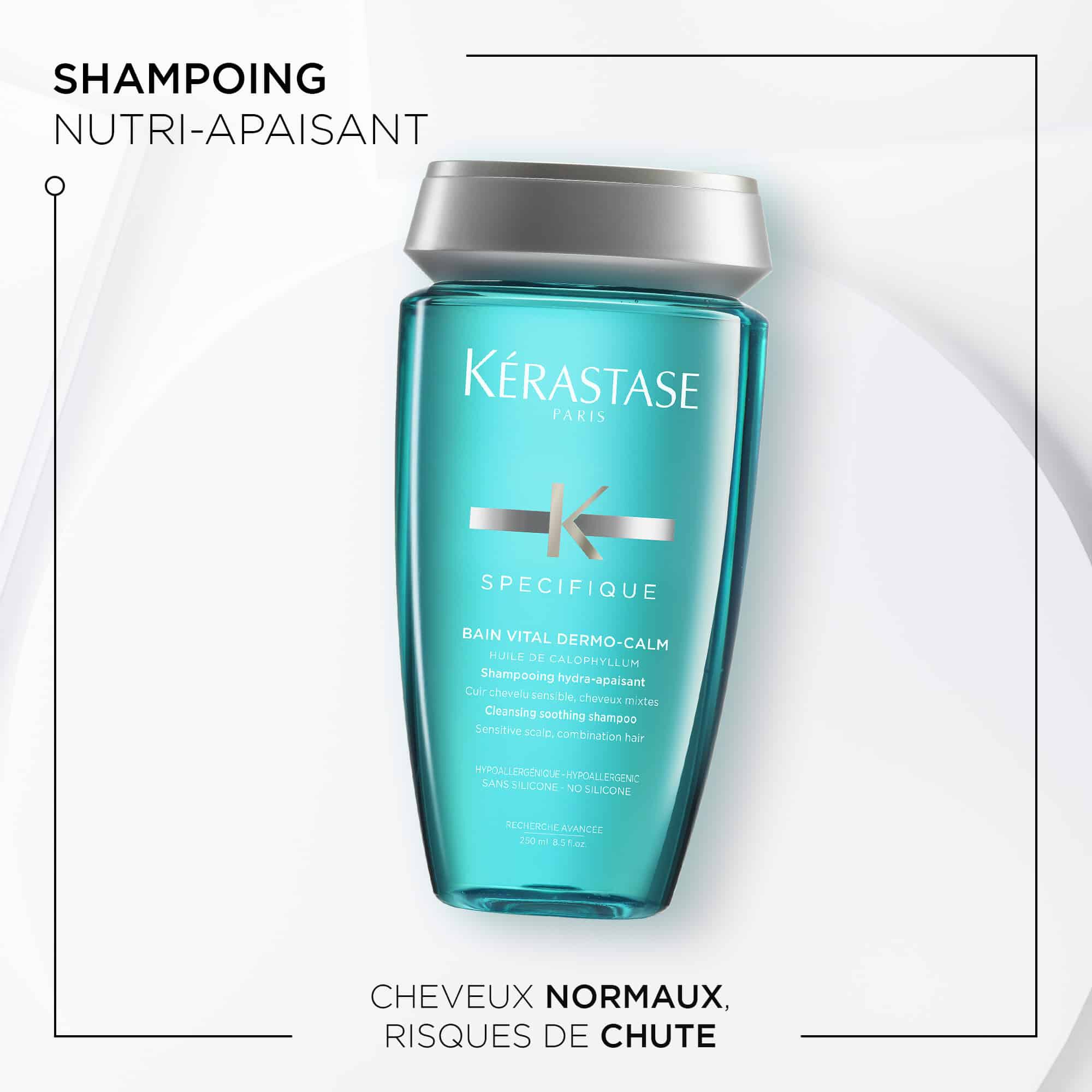 Kerastase Bain Vital Dermo Calm Specifique Shampooing pour cuir chevelu sensible benefices