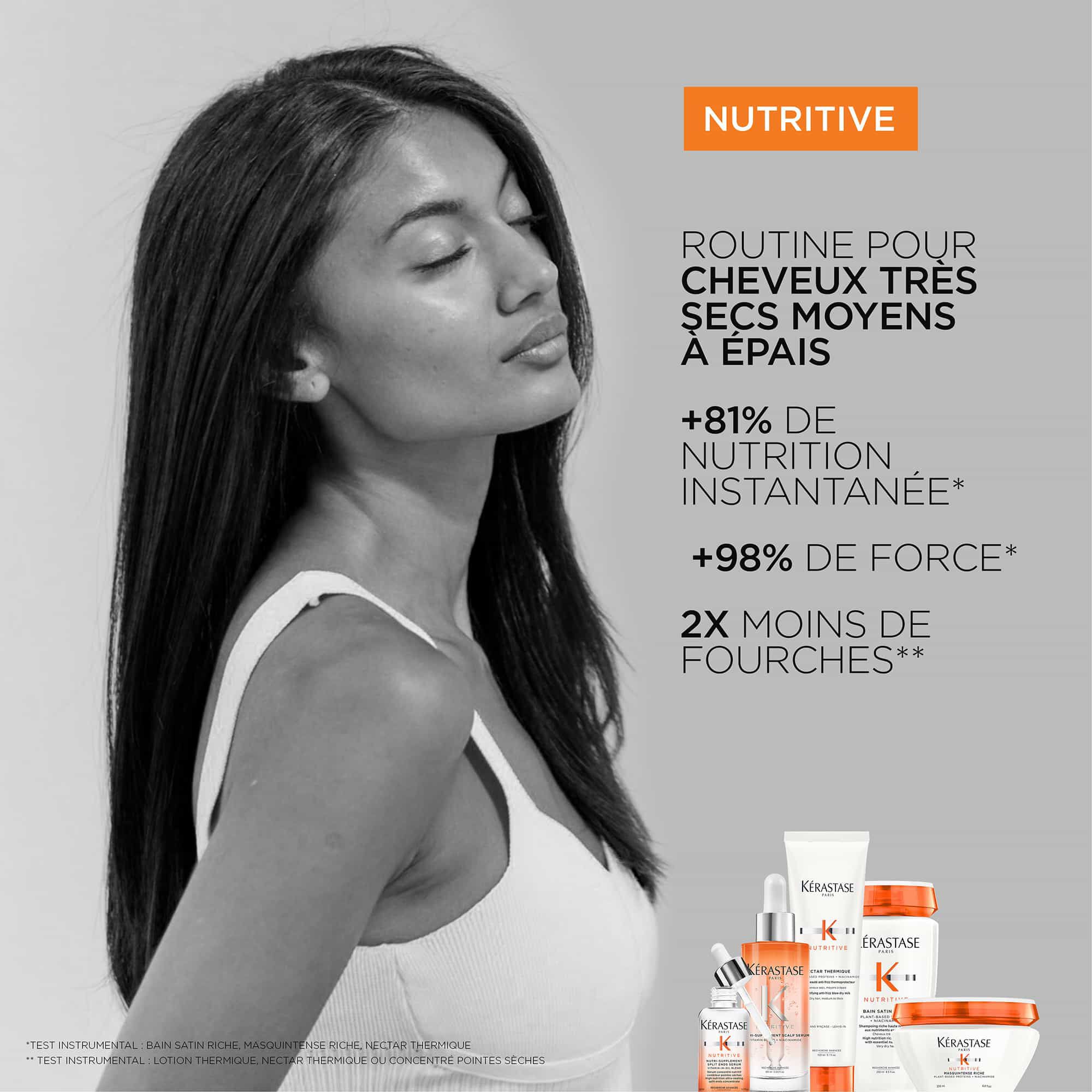 Nutritive Masquintense Riche pour cheveux epais