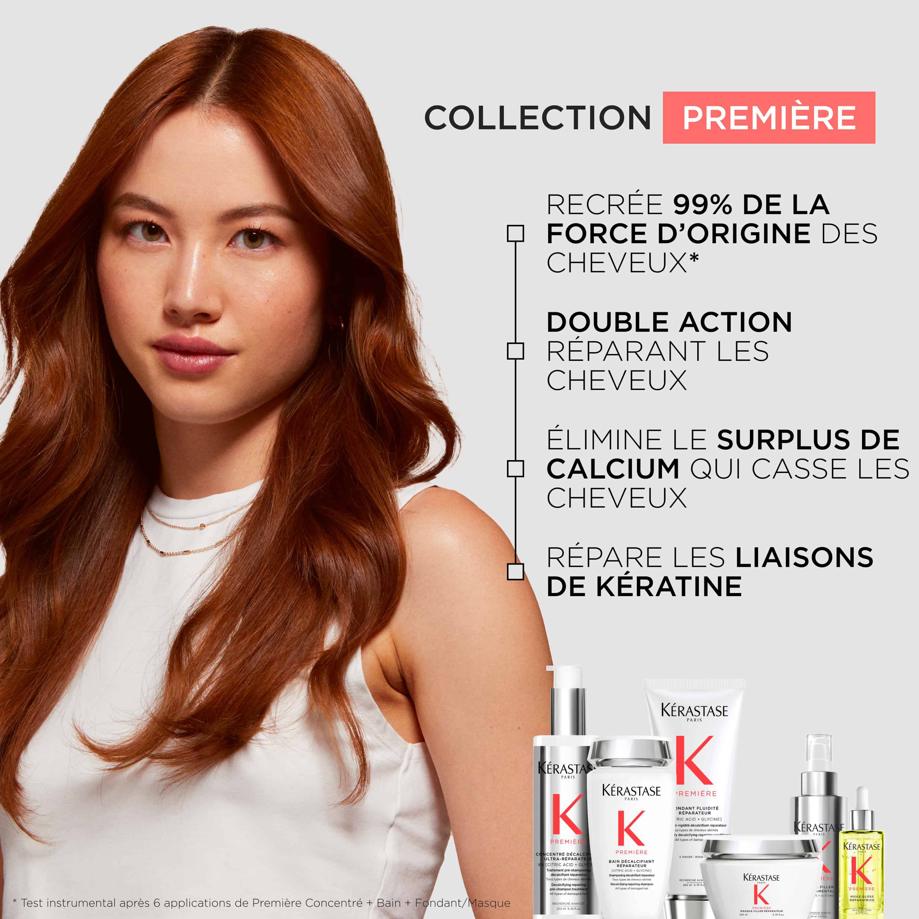 ROUTINE PREMIERE POUR CHEVEUX ABIMES MOYENS A EPAIS