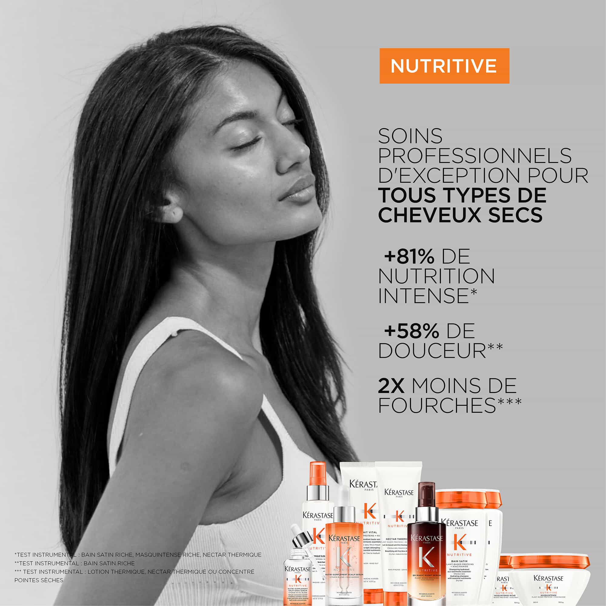 Nutritive Masquintense pour cheveux fins