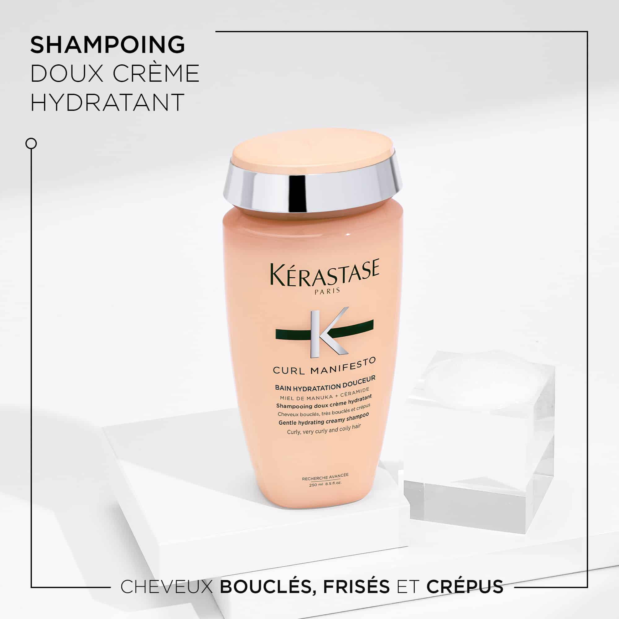 Kerastase Bain Hydratation Douceur Curl Manifesto Shampoing pour cheveux boucles benefices