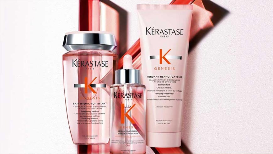 Strengthen hair with genesis hair care