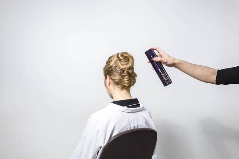 Double top Knot hairstyle tutorial step 6