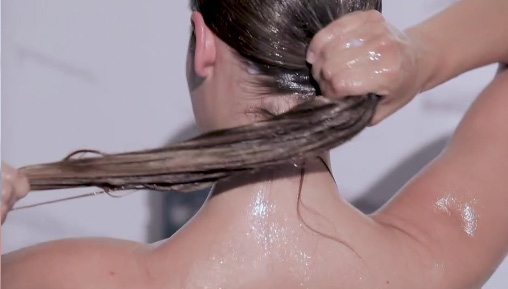 Sunkissed blonde hair routine step 2
