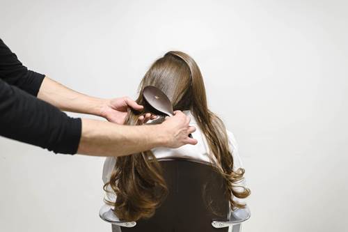 Blowout hairstyle tutorial step 7