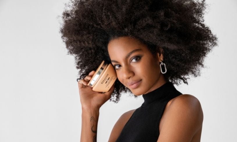 Ebonee Davis is using Kérastase Curl Manifesto range Ebonee Davis is using Kérastase Curl Manifesto range