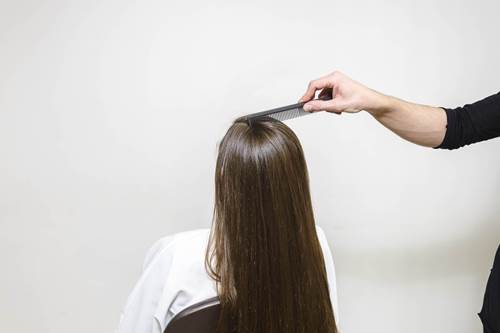 Blowout hairstyle tutorial step 3
